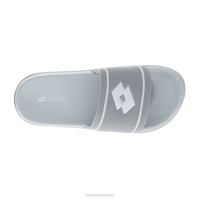 MOKU W VAPOR GRAY/ALL WHITE Lotto Woman Shoes 0Z6F806