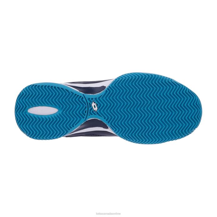 SUPERRAPIDA 200 II PRT W NAVY BLUE/ALL WHITE/SCUBA BLUE Lotto Woman Shoes 0Z6F781