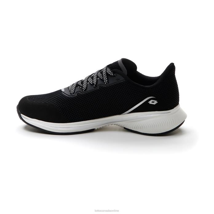 SPEEDEVO 502 W ALL BLACK/GRAVITY TITAN/ALL WHITE Lotto Woman Shoes 0Z6F785