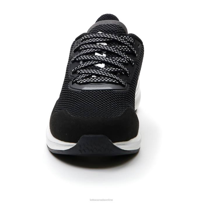 SPEEDEVO 502 W ALL BLACK/GRAVITY TITAN/ALL WHITE Lotto Woman Shoes 0Z6F785