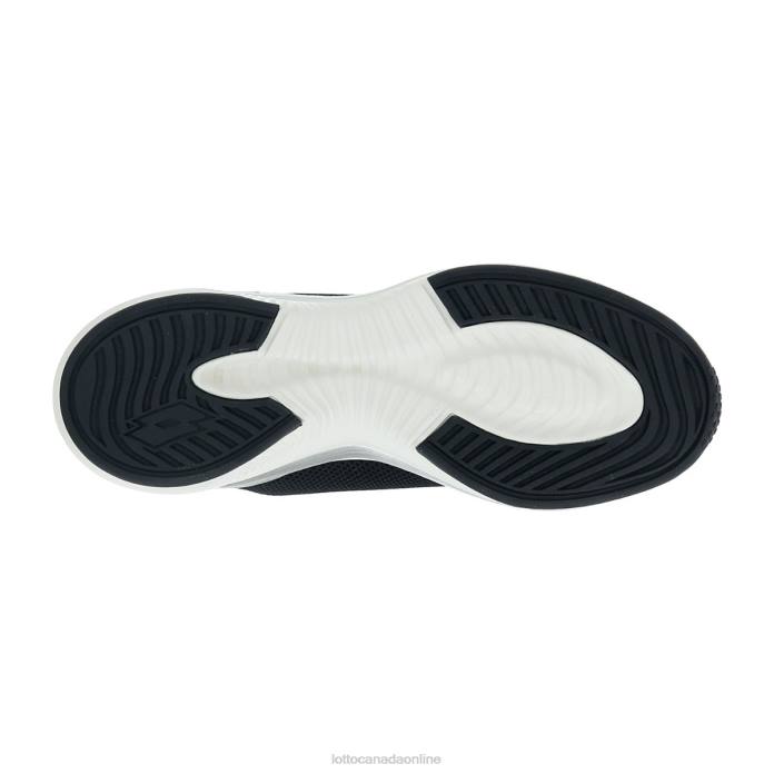 SPEEDEVO 502 W ALL BLACK/GRAVITY TITAN/ALL WHITE Lotto Woman Shoes 0Z6F785