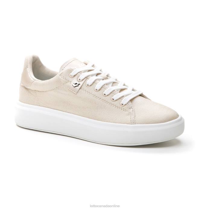 1973 AMF BOLD METAL CVS W TAPIOCA WHITE Lotto Woman Shoes 0Z6F732