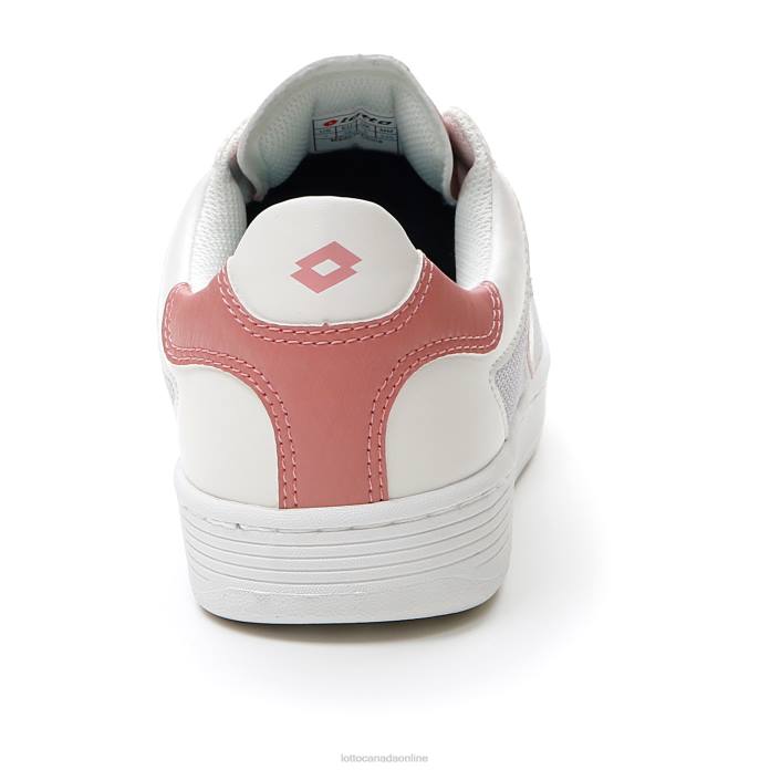 1973 AMF EVO VI NET W WHITE/ROSETTE Lotto Woman Shoes 0Z6F744