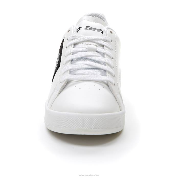 1973 EVO IV DIAMONDS W ALL WHITE/ALL BLACK Lotto Woman Shoes 0Z6F722