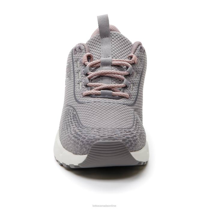 KIBRA AMF W GULL GRAY/SILVER METAL 2/QUAIL VIOLET Lotto Woman Shoes 0Z6F720