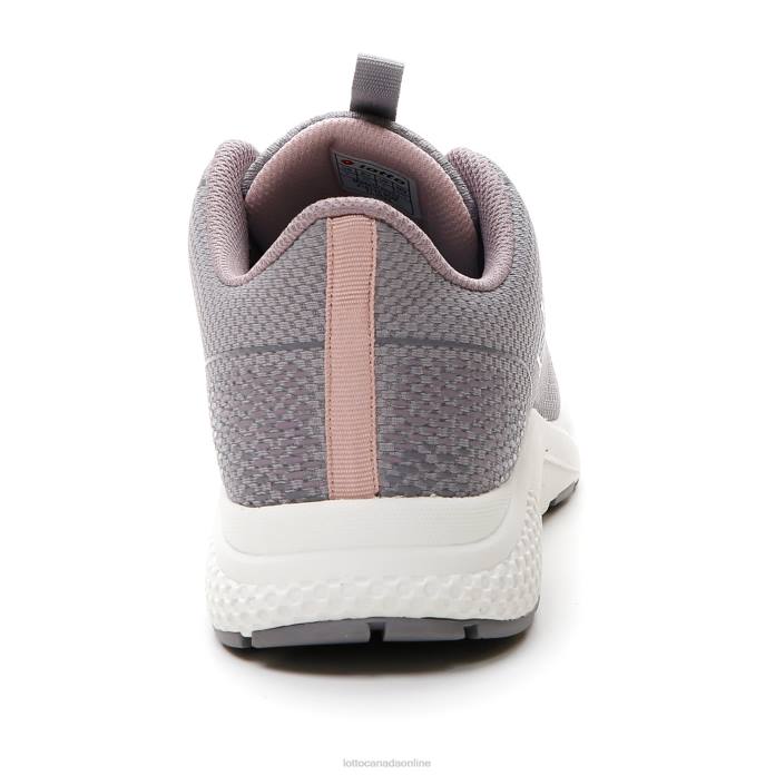 KIBRA AMF W GULL GRAY/SILVER METAL 2/QUAIL VIOLET Lotto Woman Shoes 0Z6F720