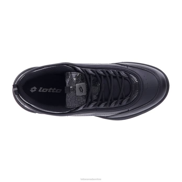 LOVE RIDE PRIME III GLITTER W ALL BLACK/GRAVITY TITAN Lotto Woman Shoes 0Z6F726