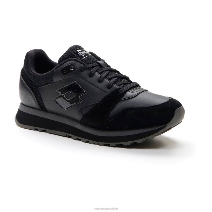 TRAINER WEDGE III W ALL BLACK/GRAVITY TITAN Lotto Woman Shoes 0Z6F737