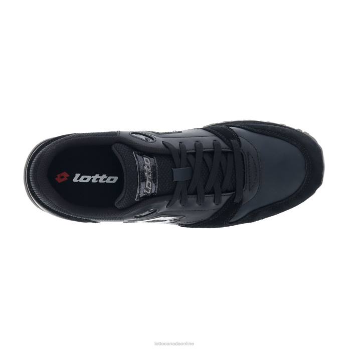 TRAINER WEDGE III W ALL BLACK/GRAVITY TITAN Lotto Woman Shoes 0Z6F737