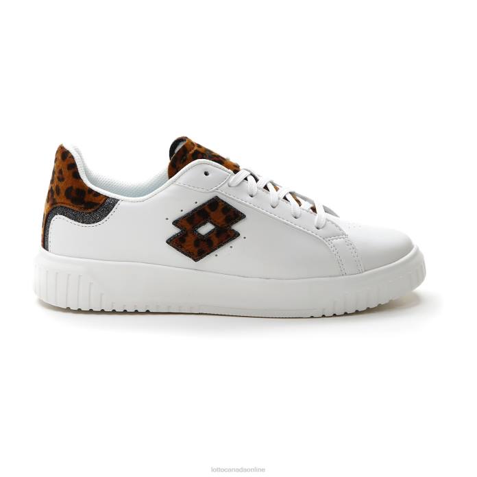 VENUS AMF III ANIMALIER W WHITE/HONEY BROWN/FONDANT BROWN Lotto Woman Shoes 0Z6F729