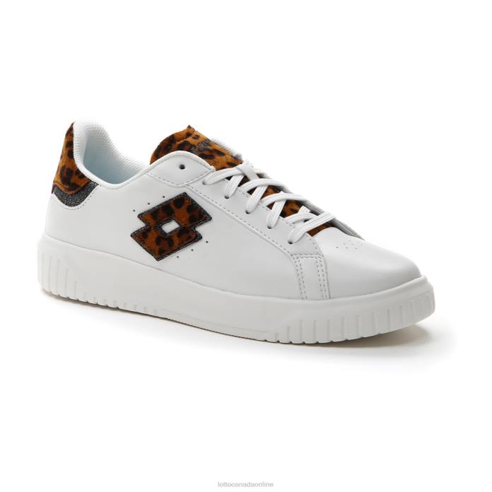 VENUS AMF III ANIMALIER W WHITE/HONEY BROWN/FONDANT BROWN Lotto Woman Shoes 0Z6F729