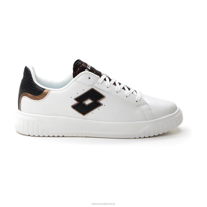 VENUS AMF III PY W WHITE/ALL BLACK/DARK BRONZE Lotto Woman Shoes 0Z6F746