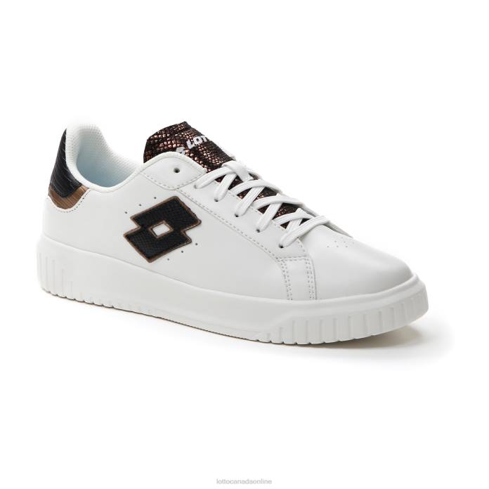 VENUS AMF III PY W WHITE/ALL BLACK/DARK BRONZE Lotto Woman Shoes 0Z6F746