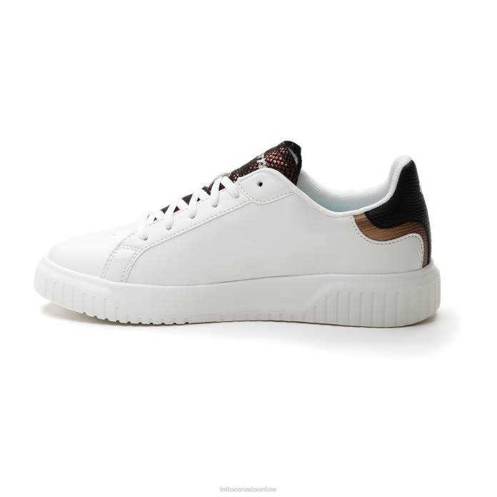 VENUS AMF III PY W WHITE/ALL BLACK/DARK BRONZE Lotto Woman Shoes 0Z6F746