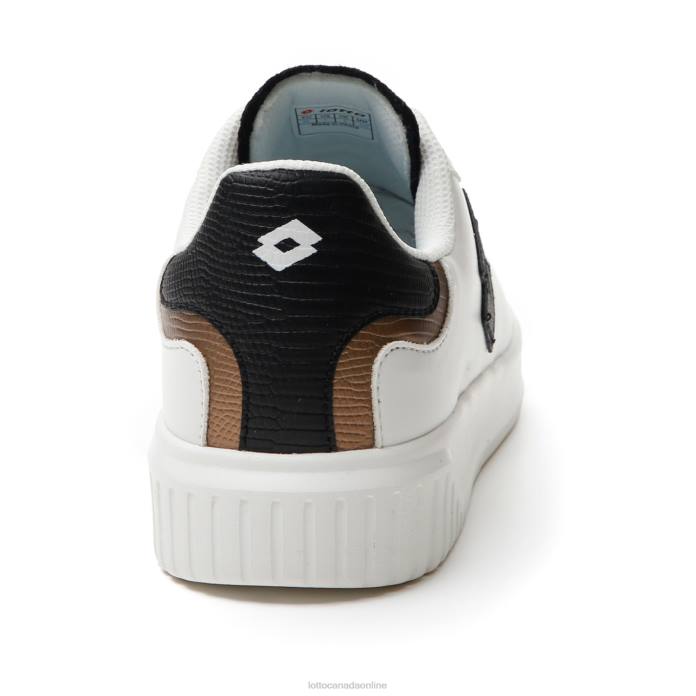 VENUS AMF III PY W WHITE/ALL BLACK/DARK BRONZE Lotto Woman Shoes 0Z6F746