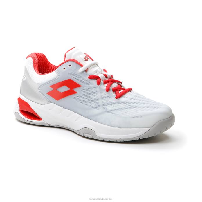 MIRAGE 100 SPD W ALL WHITE/RED POPPY Lotto Woman Shoes 0Z6F753