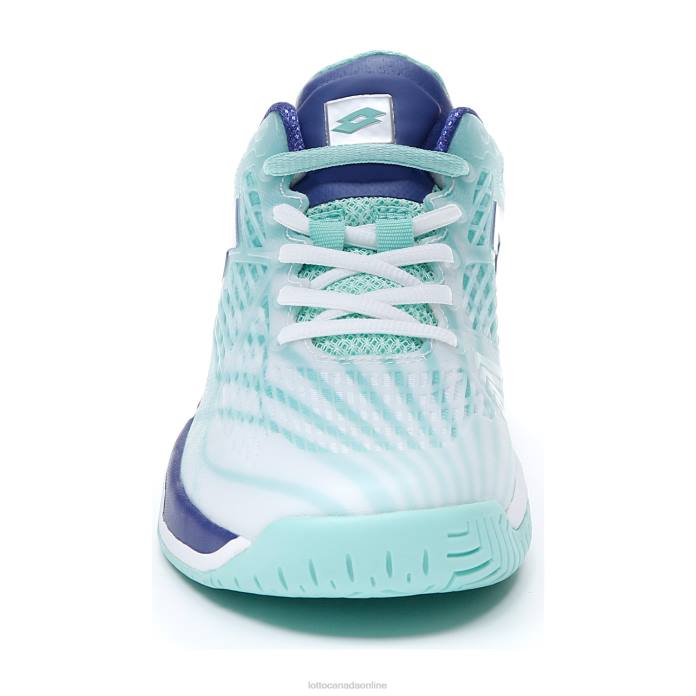 MIRAGE 100 SPD W ALL WHITE/SODALITE BLUE/GREEN CABBAGE Lotto Woman Shoes 0Z6F766