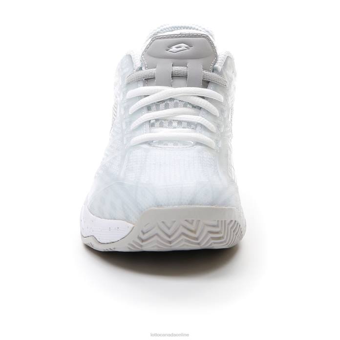 MIRAGE 300 CLY W ALL WHITE/SILVER METAL 2 Lotto Woman Shoes 0Z6F755