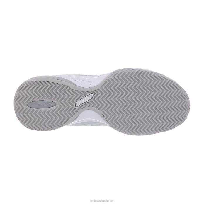 MIRAGE 300 CLY W ALL WHITE/SILVER METAL 2 Lotto Woman Shoes 0Z6F755