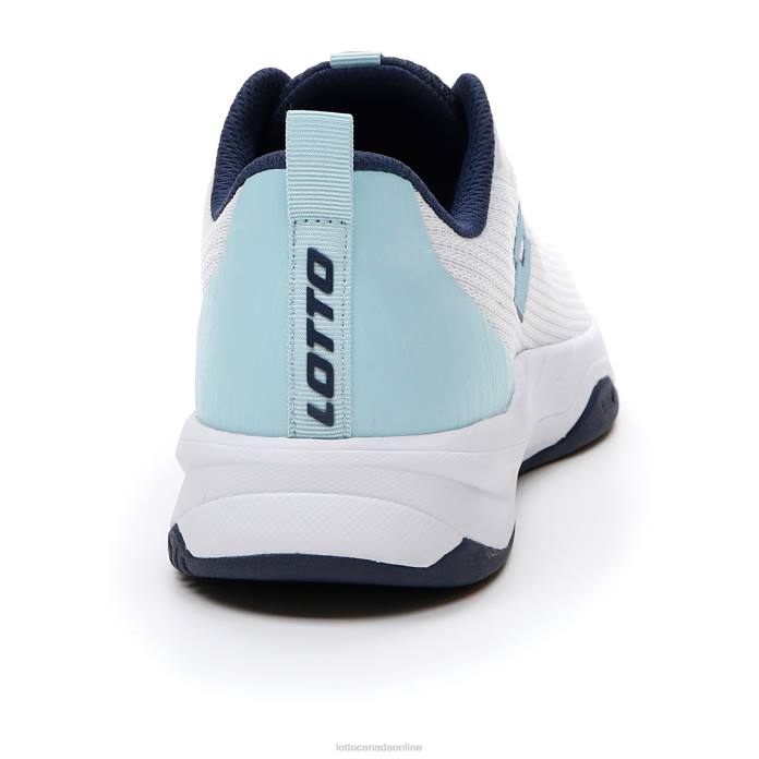 MIRAGE 600 ALR W ALL WHITE/CLEARWATER/NAVY BLUE Lotto Woman Shoes 0Z6F760