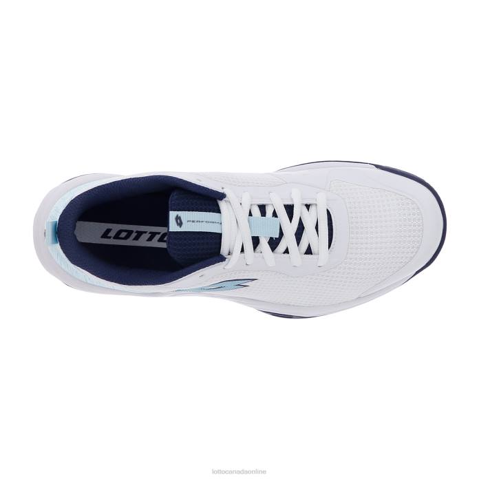 MIRAGE 600 ALR W ALL WHITE/CLEARWATER/NAVY BLUE Lotto Woman Shoes 0Z6F760