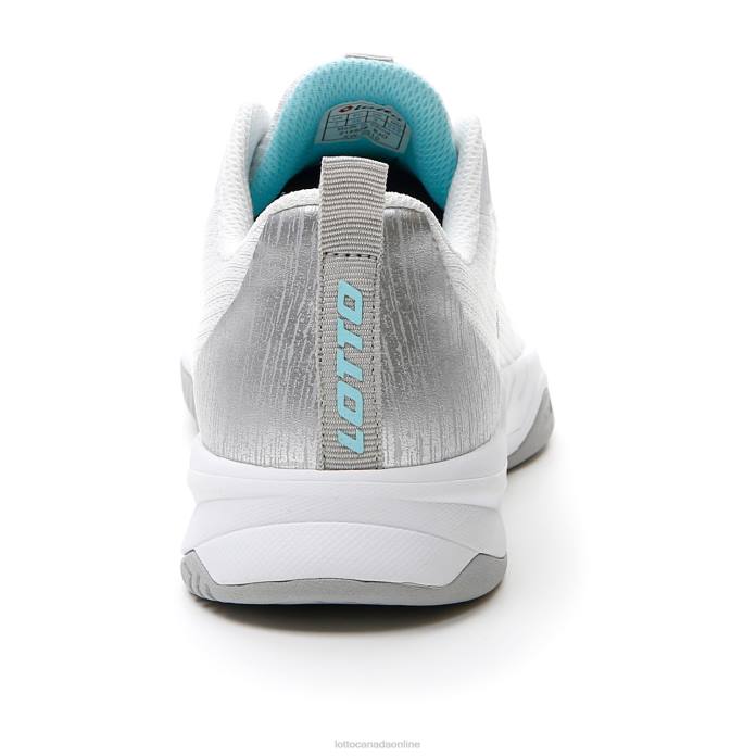 MIRAGE 600 ALR W ALL WHITE/SILVER METAL 2/BLUE PARADISE Lotto Woman Shoes 0Z6F772