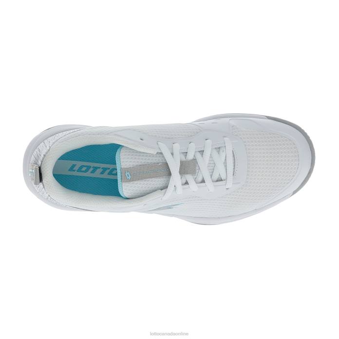 MIRAGE 600 ALR W ALL WHITE/SILVER METAL 2/BLUE PARADISE Lotto Woman Shoes 0Z6F772