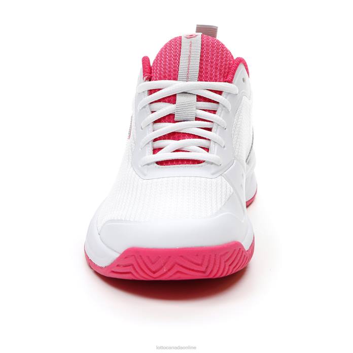 MIRAGE 600 ALR W ALL WHITE/SILVER METAL 2/GLAMOUR PINK Lotto Woman Shoes 0Z6F761