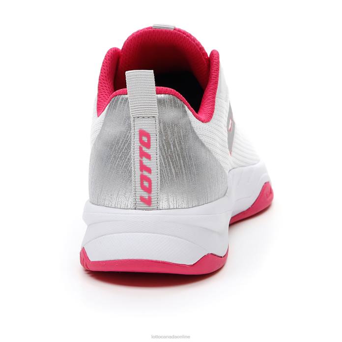 MIRAGE 600 ALR W ALL WHITE/SILVER METAL 2/GLAMOUR PINK Lotto Woman Shoes 0Z6F761