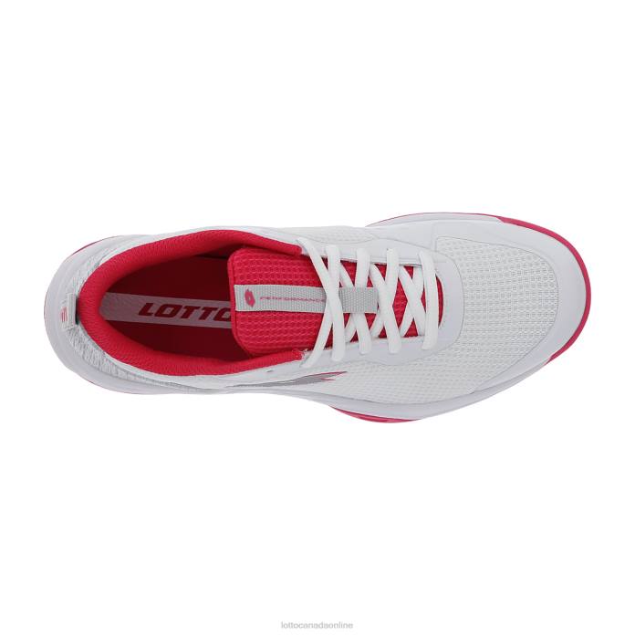 MIRAGE 600 ALR W ALL WHITE/SILVER METAL 2/GLAMOUR PINK Lotto Woman Shoes 0Z6F761